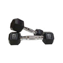 Morgan Rubber Hex Pack 110Kg 1 To 10Kg Plus Vertical Stand
