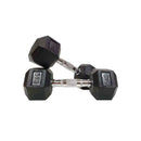 Morgan Rubber Hex Pack 110Kg 1 To 10Kg Plus Vertical Stand