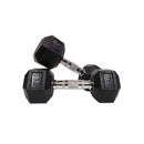 Morgan Rubber Hex Pack 110Kg 1 To 10Kg Plus Vertical Stand