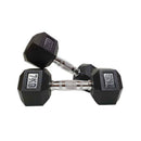 Morgan Rubber Hex Pack 110Kg 1 To 10Kg Plus Vertical Stand