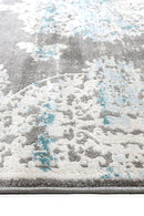 Silver Haven Blue Traditional Rug