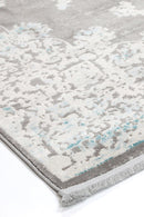 Silver Haven Blue Traditional Rug