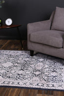 Willow Haven Navy Traditional Rug
