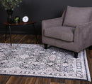 Willow Haven Navy Traditional Rug