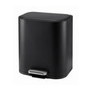 20L Trash Bin Steel Pedal Bins Soft Close Kitchen Rubbish Waste Can Black