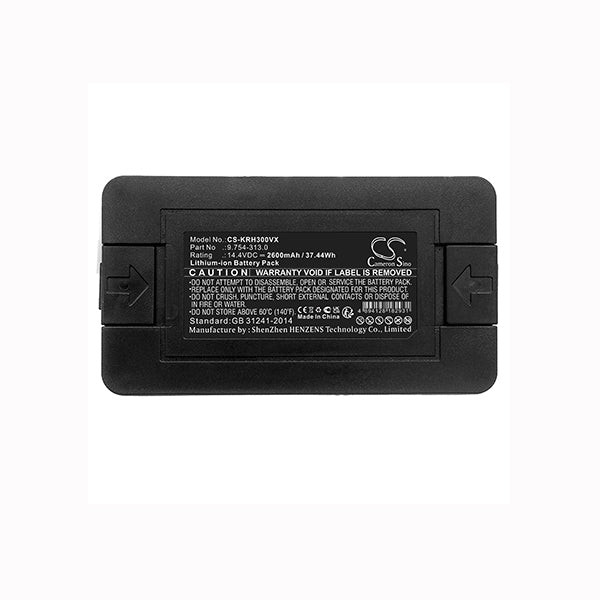 Cameron Sino Cs Krh300Vx 2600Mah Battery For Karcher Rc3 Vacuum