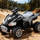 Kids Ride On Car ATV Quad Motorbike Electric Outdoor Toys 12V Black
