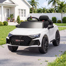 Ride On Car Licensed RS3 Car for Kids 12V Remote Control White