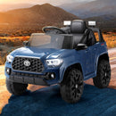 Kids Electric Ride On Car Tacoma Off Road Jeep Toy Cars Remote 12V Blue