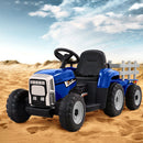 Kids Electric Ride On Car Tractor Toy Cars 12V Blue