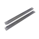 Ldr 1U 19 Inch Cable Management Brush Rail Brush Panel Black Metal