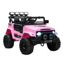 Ride on Car Electric Jeep Bluetooth Pink