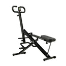 Foldable Squat Machine Deep Squat Rowing Machine 5 Adjustable Seat Home Gym