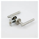 Jasmine Passage Door Lever Handle Kit Solid Stainless Steel