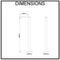 Quadro Floor Standing Bath Spout