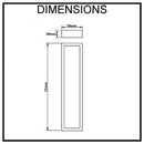 Montangna Stainless Steel Hand Towel Rail Perpendicular