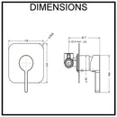 Brighton Wall Mounted Shower Mixer