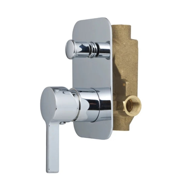 Brighton Wall Mounted Shower Mixer with Diverter