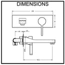 Brighton Wall Mounted Single Lever Mixer and Spout