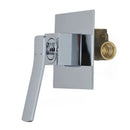 Cortina Wall Mounted Bath and Shower Mixer Chrome