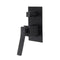 Cortina Wall Mounted Shower Mixer with Diverter Matte Black