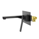 Cortina Wall Mounted Mixer with Spout Matte Black