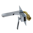 Cortina Wall Mounted Single Lever Mixer with Spout Chrome