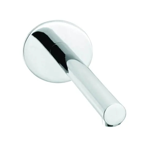 Molla Round Bath Spout with Oval Plate Wall Mounted Luxury Chrome