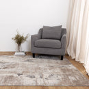 Zephyr Haven Beige Abstract Rug