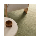 Abby Green Knitted Wool Rug