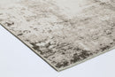 Clover Hearth Beige Abstract Rug