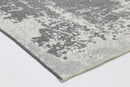 Cinder Hearth Grey Abstract Rug