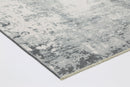 Cinder Hearth Grey Abstract Rug