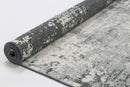 Cinder Hearth Grey Abstract Rug