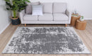 Cinder Hearth Grey Abstract Rug