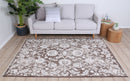 Celeste Hearth Beige Contemporary Rug