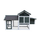 Large Chicken Coop and Rabbit Hutch With Ramp Green