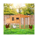 Large Chicken Coop and Rabbit Hutch With Ramp