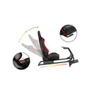 Racing Simulator Cockpit Steering Wheel Adjustable Gaming Chair Pvc Seat