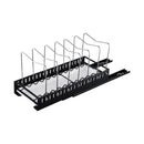 Pull Out Kitchen Pot Pan Lid Storage Rack Organizer Cookware Shelves