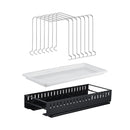 Pull Out Kitchen Pot Pan Lid Storage Rack Organizer Cookware Shelves