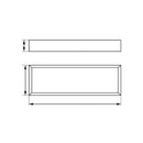 200Mm Towel Bar Bathroom Towel Rack Stainless Steel Black