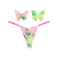 Rainbow Sherbet Tie Die Butterfly Pastie 2 Pc And Panty Set
