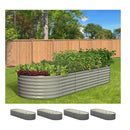 Raised Garden Bed 240Cm X 80Cm X 56Cm Steel