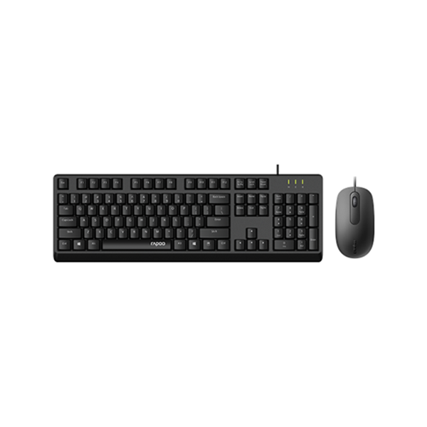 Rapoo X130Pro Wired Optical Mouse And Keyboard Combo