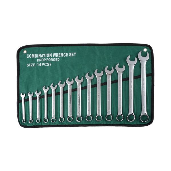 Ratchet Gear Spanner Set Chrome Vanadium Wrench Hand Tool Kit