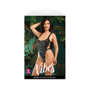 Vibes Eat Me Flash Reactive Bodysuit Black