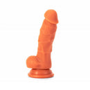 Realistic Dildo Veined Shaft With Balls