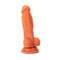 Realistic Dildo Veined Shaft With Balls