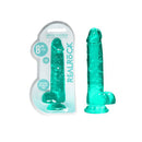 Realrock 8 Inches Realistic Dildo Dongs With Balls